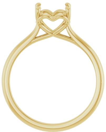 Sužadėtuvių Žiedas „Solitaire“ 14k yellow gold Round 8mm (2)