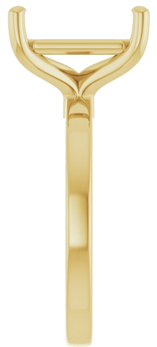 Sužadėtuvių Žiedas „Solitaire“ 14k yellow gold Emerald 11mm x 9mm (4)
