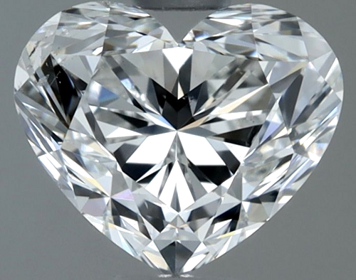 1.21 carat F-SI1 Natūralus Heart Deimantas (1)