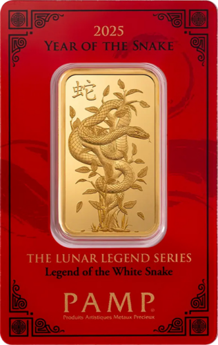 1 oz Investment Gold Bar Year of the Snake PAMP (2)