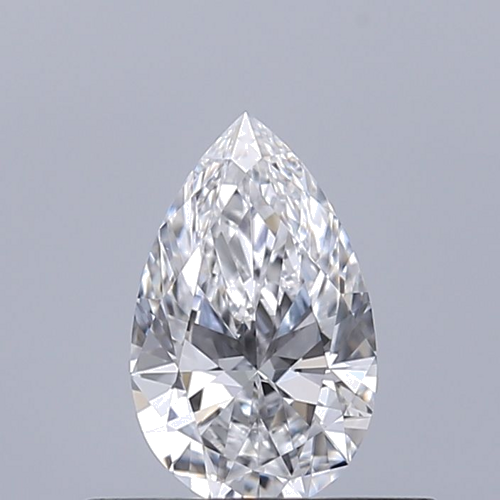 0.35 carat D-VVS1 Natūralus Pear Deimantas (1)