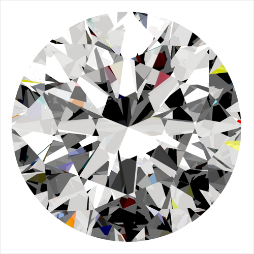 0.32 carat G-VVS1 Excellent cut Natūralus Round Deimantas (1)