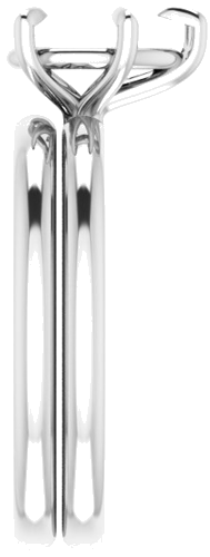 Sužadėtuvių Žiedas „Solitaire“ 585 Baltojo Aukso Pear Shape 9mm x 6mm (9)