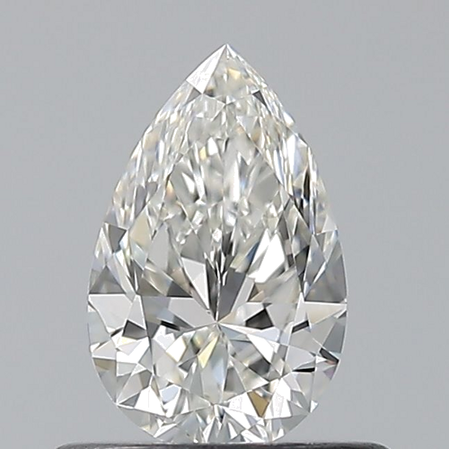 0.5 carat H-VVS2 Natūralus Pear Deimantas (1)