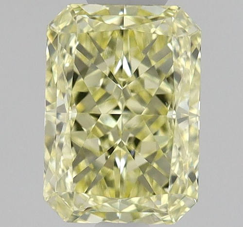 0.5 carat Fancy Yellow-VS2 Natūralus Radiant Deimantas (1)