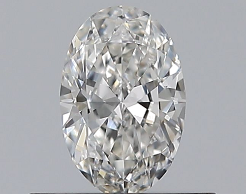 0.37 carat F-VVS2 Natūralus Oval Deimantas (1)