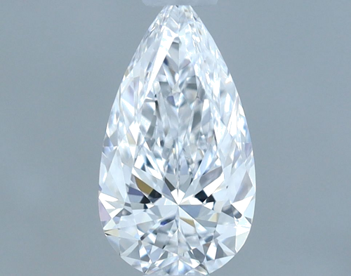 0.5 carat D-VVS2 Natūralus Pear Deimantas (1)