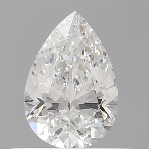 0.5 carat E-SI1 Natūralus Pear Deimantas (1)