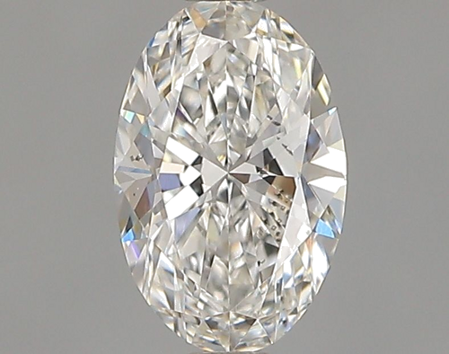 0.51 carat F-SI1 Natūralus Oval Deimantas (1)