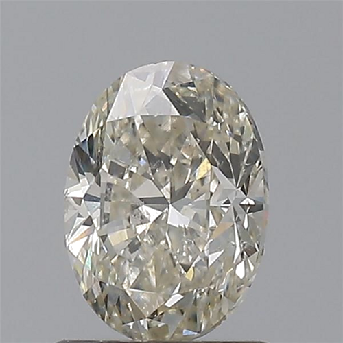 1.0 carat K-SI2 Natūralus Oval Deimantas (1)