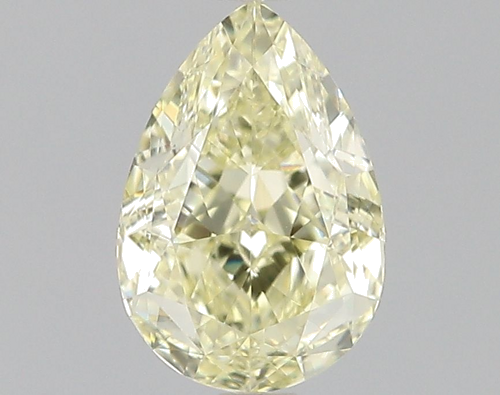 1.0 carat Fancy  Yellow-VS2 Natūralus Pear Deimantas (1)