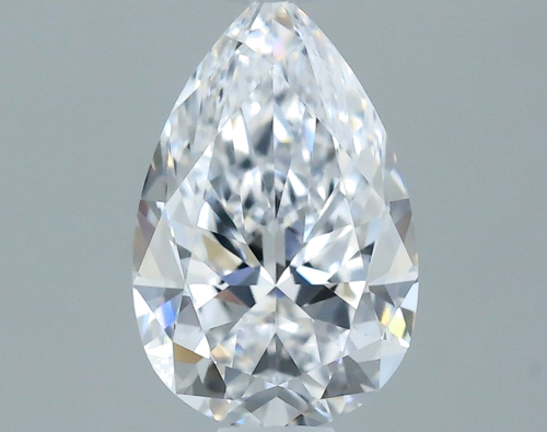 0.58 carat D-VVS1 Natūralus Pear Deimantas (1)