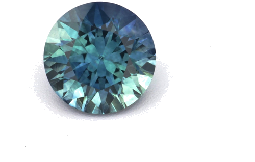 0.61 carat GREEN Round Safyras (1)
