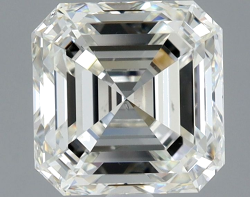 2.04 carat H-SI1 Natūralus Asscher Deimantas (1)