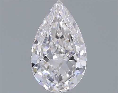 0.58 carat F-IF Natūralus Pear Deimantas (1)