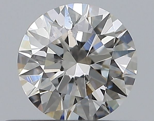 0.43 carat G-SI2 Excellent cut Natūralus Round Deimantas (1)