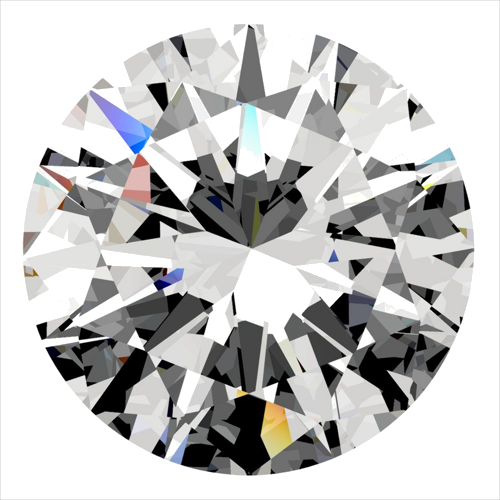 0.3 carat J-VVS2 GD cut Natūralus Round Deimantas (1)