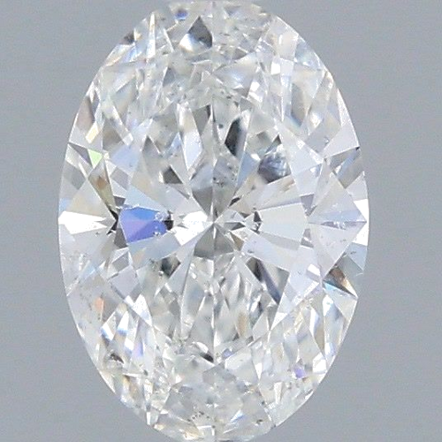 0.45 carat F-SI2 Natūralus Oval Deimantas (1)