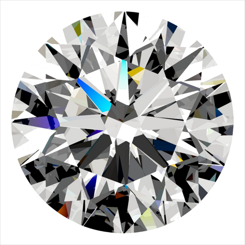 0.32 carat F-VVS2 Excellent cut Natūralus Round Deimantas (1)