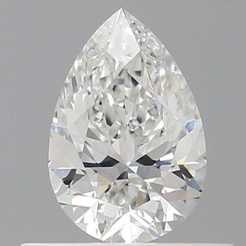0.51 carat F-VS2 Natūralus Pear Deimantas (1)