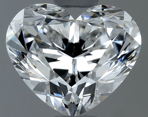 1.0 carat F-VS1 Natūralus Heart Deimantas (1)