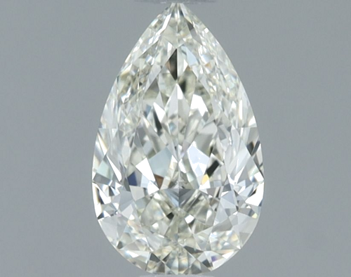 0.72 carat K-IF Natūralus Pear Deimantas (1)