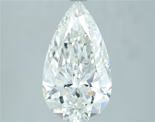 3.02 carat H-SI2 Natūralus Pear Deimantas (1)