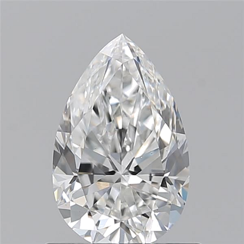 0.9 carat F-VS2 Natūralus Pear Deimantas (1)