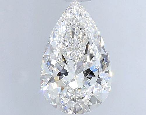 1.0 carat F-SI1 Natūralus Pear Deimantas (1)