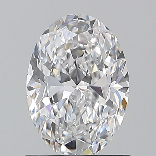 1.01 carat D-SI2 Natūralus Oval Deimantas (1)