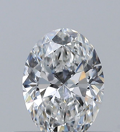 0.37 carat F-VVS2 Natūralus Oval Deimantas (1)