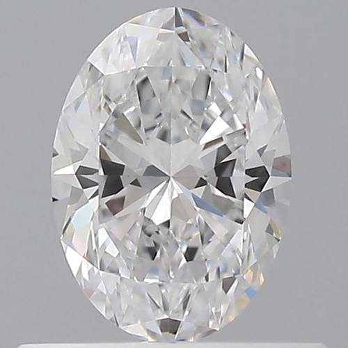 0.51 carat D-VVS2 Natūralus Oval Deimantas (1)
