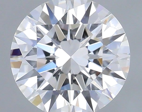 0.46 carat F-VVS2 Excellent cut Natūralus Round Deimantas (1)
