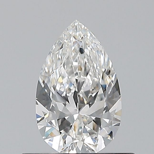 0.5 carat F-VVS1 Natūralus Pear Deimantas (1)