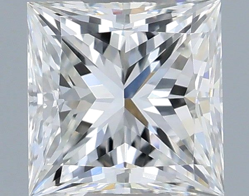 0.5 carat H-VVS2 Natūralus Princess Deimantas (1)