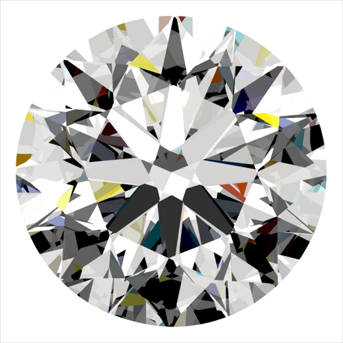 0.4 carat F-VS1 Excellent cut Natūralus Round Deimantas (1)