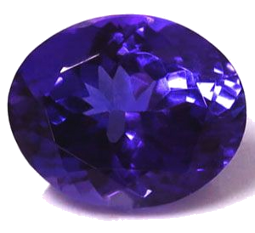3.12 carat BLUE Oval Tanzanite (1)