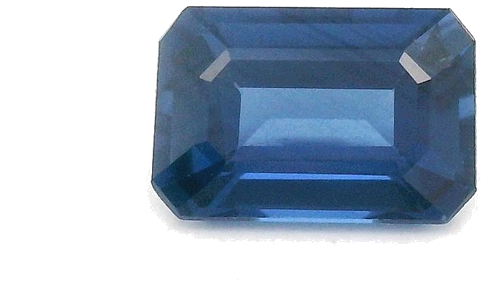 0.7 carat BLUE STEP cut Octagonal Safyras (1)
