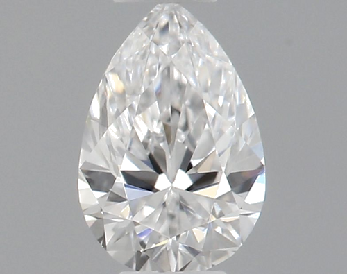 0.23 carat D-VS2 Natūralus Pear Deimantas (1)