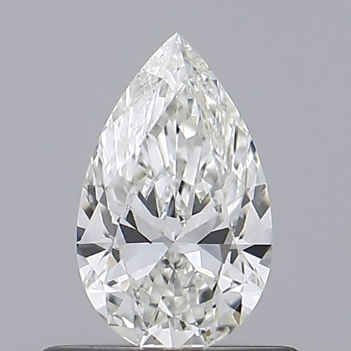 0.5 carat I-VVS2 Natūralus Pear Deimantas (1)