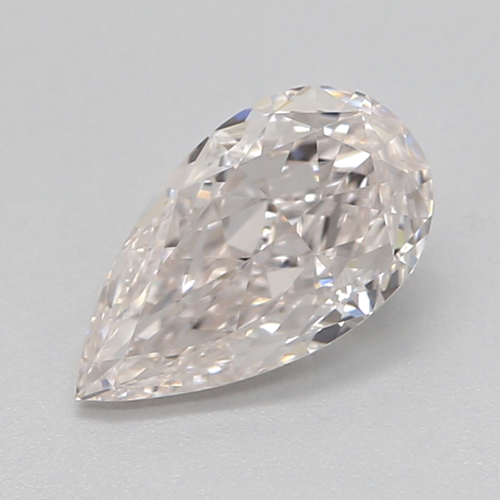 0.63 carat Very Light Pink-VVS1 Natūralus Pear Deimantas (1)