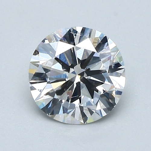 0.98 carat F-SI2 GD cut Natūralus Round Deimantas (1)