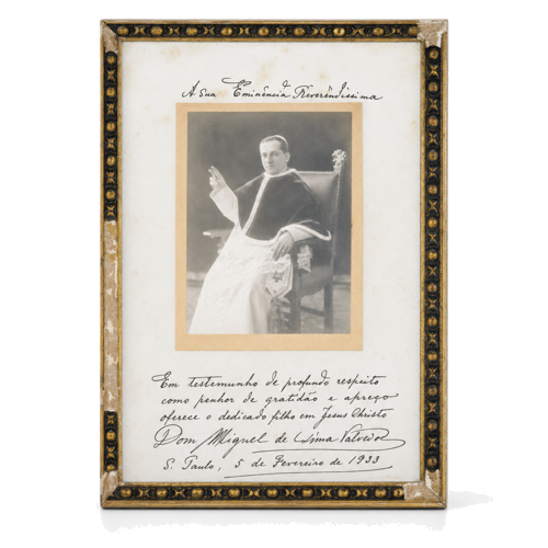 Popiežiaus Benedikto XV originali fotografija su autografu ir palaiminimu (1916 m., Roma) (1)