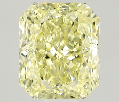 0.61 carat Fancy Light Yellow-IF Natūralus Radiant Deimantas (1)