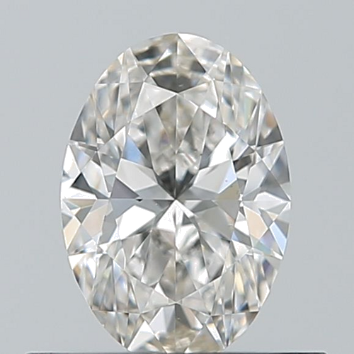 0.5 carat G-VS2 Natūralus Oval Deimantas (1)
