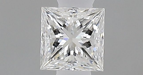0.28 carat F-VVS2 Natūralus Princess Deimantas (1)