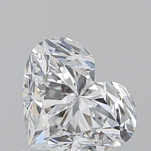 1.01 carat E-VVS1 Natūralus Heart Deimantas (1)