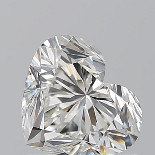 1.01 carat I-VS2 Natūralus Heart Deimantas (1)