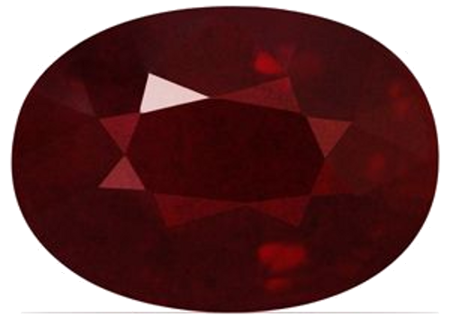 0.57 carat RED Oval Rubinas (1)