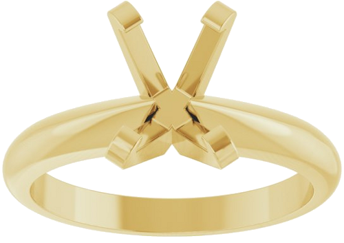Sužadėtuvių Žiedas „Heavyweight Solitaire“ 14k yellow gold Emerald 7mm x 5mm (3)